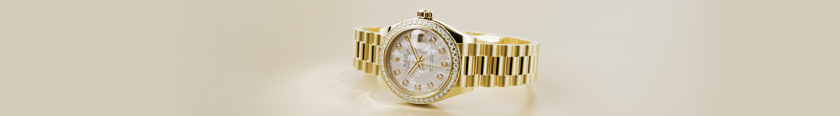 Rolex : La Lady-DateJust - Goldfinger